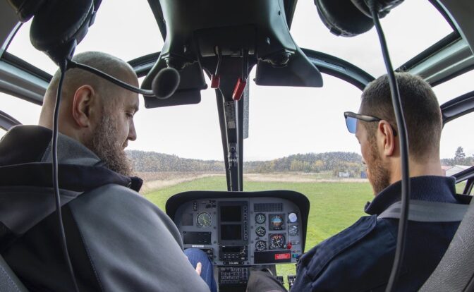 helikoptertur över Stockholm